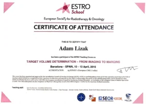 Certyfikat Adam Lizak 4