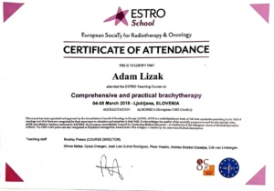 Certyfikat Adam Lizak 8