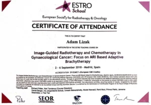 Certyfikat Adam Lizak 9