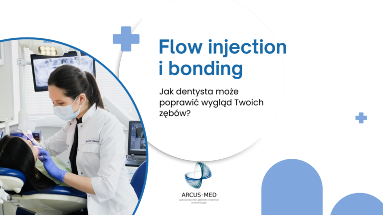 Estetyczne zabiegi dentystyczne, takie jak bonding i flow injection w Arcus Med Częstochowa poprawiają wygląd zębów w jeden dzień.
